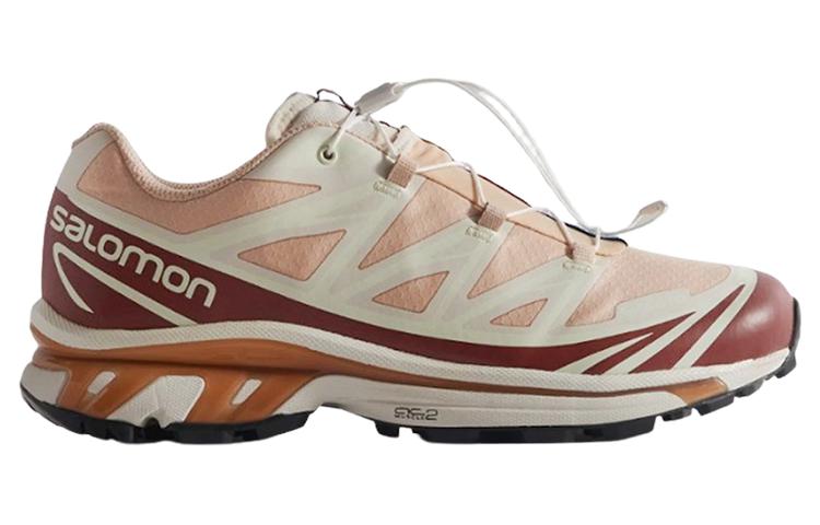 SALOMON x Kith XT-6 GTX GORE-TEX Cream Pink Red
