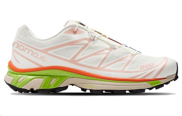 SALOMON Xt-6 'Vanilla White Pink Green'