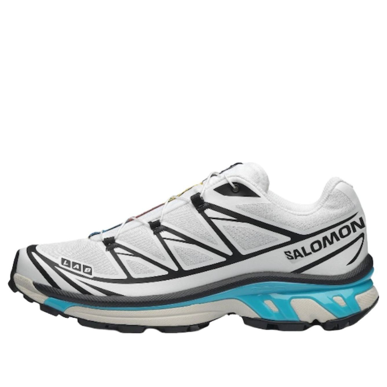 SALOMON XT-6 'Black White Blue Curacao'