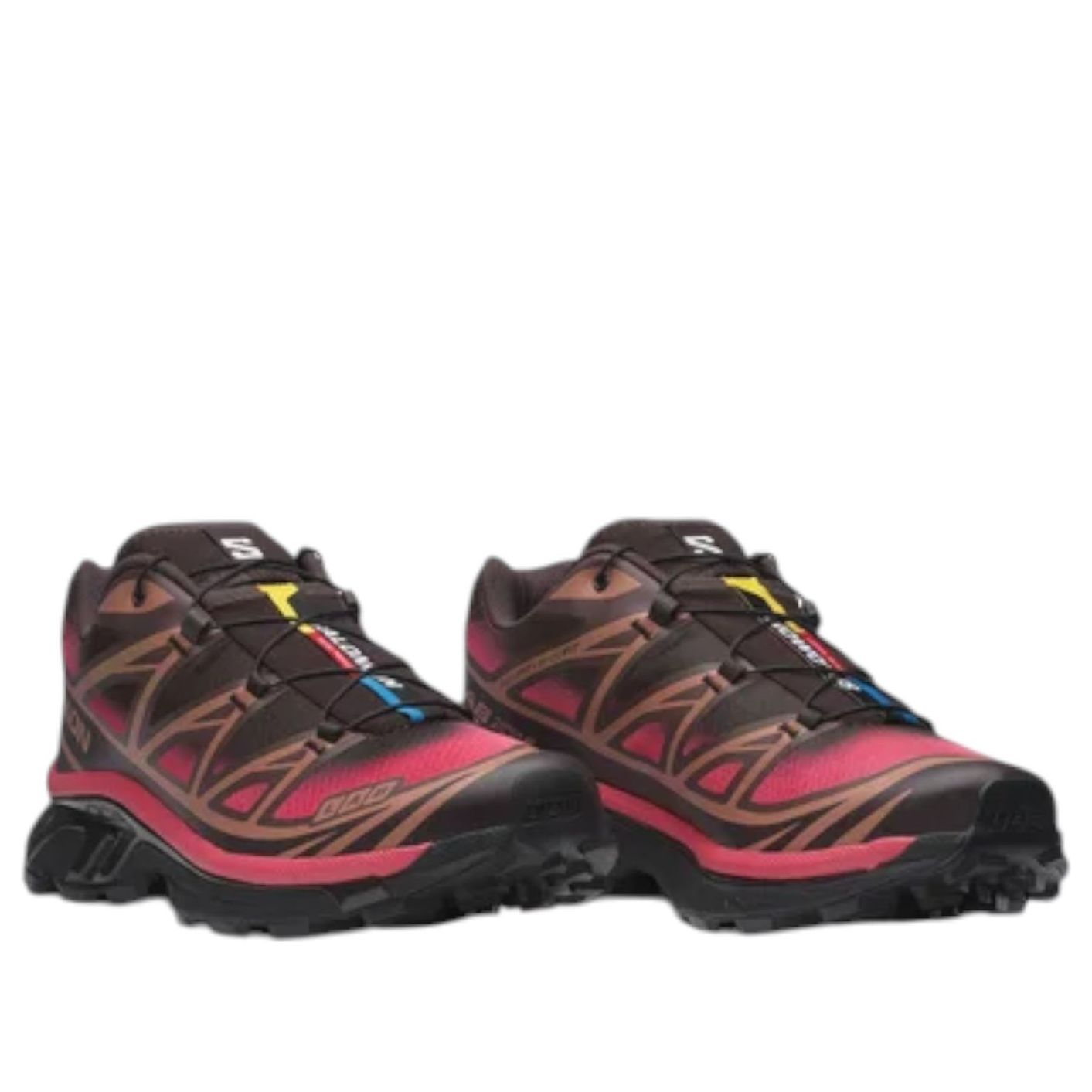 SALOMON XT-6 'Black Coffee French Roast Rouge Red' 478768 - L47876800_e3cdbc19bb2d307a43bf333512ca221c